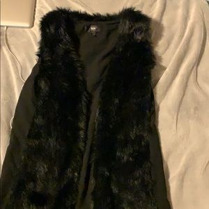 Woman’s fur vest